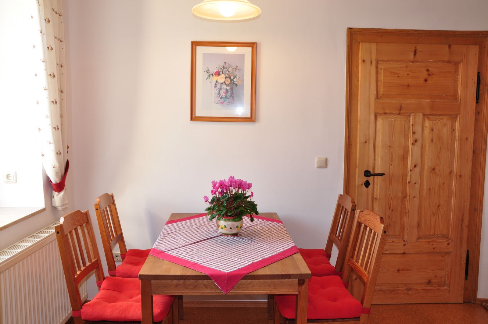 Küche in der Ferienwohnung Bergelt